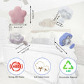 6pcs Star Shaped Duvet Pins Clips Comforter Holder Double-Sided Blue by Deal US