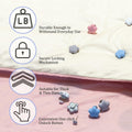 6pcs Star Shaped Duvet Pins Clips Comforter Holder Double-Sided Blue by Deal US