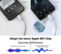 esbeecables Lightning to 3.5mm Audio & Charger Adapter 3-Port Lightweight by Deal US