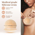 Hotoo Reusable Silicone Nipple Covers Pasties for Strapless Dresses Crème by Deal US