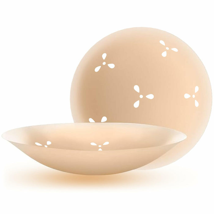 Hotoo Reusable Silicone Nipple Covers Pasties for Strapless Dresses Crème by Deal US