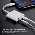 esbeecables Lightning to 3.5mm Audio & Charger Adapter 3-Port Lightweight by Deal US