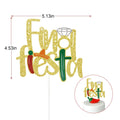 Final Fiesta Cake Topper Bachelorette Mexican Theme Bridal Shower Gold by Deal US