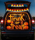 Halloween Trunk or Treat Happy Halloween Banner Garage Door Decor by Deal US