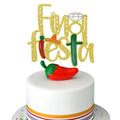Final Fiesta Cake Topper Bachelorette Mexican Theme Bridal Shower Gold by Deal US