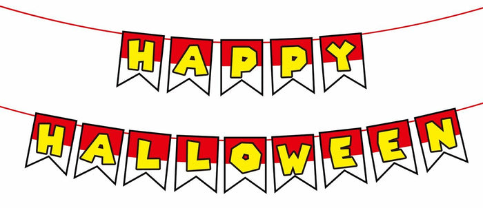 Halloween Trunk or Treat Happy Halloween Banner Garage Door Decor by Deal US