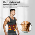 Casey Kevin Men’s Sleeveless Gynecomastia Compression Shirt Body Shaper Grey XXL by Deal US