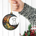 LOVELYPOD Dog Ornament Suncatcher Memorial Gift White 4 Inch by Deal US