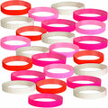 Rhode Island Novelty 8" Valentine's Rubber Bracelets - 24 Pieces by Deal US