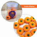 RUIFUU 18Pcs Halloween Pumpkin Erasers Bulk Mini 3D Fall Classroom Prize by Deal US