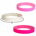 Rhode Island Novelty 8" Valentine's Rubber Bracelets - 24 Pieces by Deal US