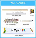 DoMyArt Paint by Numbers Kit Adult Beginner Wild Flowers 16x20 Inch Canvas by Deal US