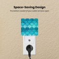 Caifujiqi Night Light Plug-in Dusk to Dawn Sensor White LED Plastic Modern by Deal US