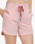 Haimont Women's Cotton High Waist Sweat Shorts 4" Pink 3 Pockets Size XS by Deal US