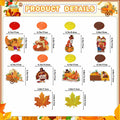 Yavxzvbw Thankful for You Banner Fall Leaves Garland Orange Thanksgiving by Deal US