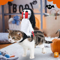 stepsin Dog Halloween Ghost Riding Saddle Costume Female Ghost Size S-M by Deal US