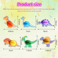 Qquetiee 6 Pcs Dinosaur Birthday Decorations Honeycomb Balls Hanging Swirls by Deal US