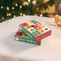IPEWOEF 5PCS Christmas Gift Boxes 12-Grid Advent Surprise DIY Holiday Box by Deal US