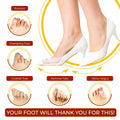 Kubbar Orthopedic Toe Spacers Bunion Corrector Hammer Toe Straightener 2 Pairs by Deal US