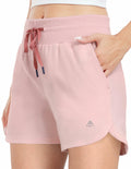 Haimont Women's Cotton High Waist Sweat Shorts 4" Pink 3 Pockets Size XS by Deal US