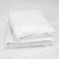 MR FIVE White Glitter Tissue Paper 14x20in 100 Sheets White Sparkle by Deal US