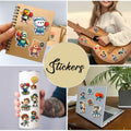 BIGZORO 50PCS Ping Pong Table Tennis Stickers Waterproof Vinyl Decals by Deal US