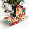 IPEWOEF 5PCS Christmas Gift Boxes 12-Grid Advent Surprise DIY Holiday Box by Deal US