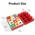 IPEWOEF 5PCS Christmas Gift Boxes 12-Grid Advent Surprise DIY Holiday Box by Deal US