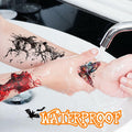 Halloween Temporary Tattoos 36 Sheets Scary Joker Pumpkin Skull Ghost Bats by Deal US