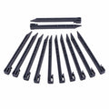 YANEYRIE Landscape Anchoring Spikes 10in Spiral Nylon Black 10PCS by Deal US