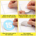 Bee Classroom Calendar Set Back to School Bulletin Board Decoration w/ Stickers by Deal US