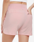 Haimont Women's Cotton High Waist Sweat Shorts 4" Pink 3 Pockets Size XS by Deal US