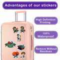 BIGZORO 50PCS Ping Pong Table Tennis Stickers Waterproof Vinyl Decals by Deal US