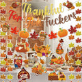 Yavxzvbw Thankful for You Banner Fall Leaves Garland Orange Thanksgiving by Deal US