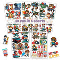 BIGZORO 50PCS Ping Pong Table Tennis Stickers Waterproof Vinyl Decals by Deal US