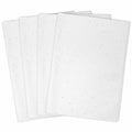 MR FIVE White Glitter Tissue Paper 14x20in 100 Sheets White Sparkle by Deal US