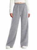 NIMIN Women's Wide Leg Sweatpants High Waist Cotton Light Grey Size S by Deal US