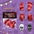EUOCENK 6PCS Halloween Squishy Kit Stress Relief Toys Red White Black by Deal US
