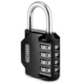 Satargo 4 Digit Combination Lock Cut Resistant Gym Padlock Yellow 2 Pack by Deal US