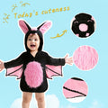 JEGERMIG Toddler Bat Plush Costume Onesie Baby Black Size 2'-2'4" by Deal US