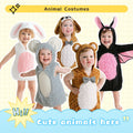JEGERMIG Toddler Bat Plush Costume Onesie Baby Black Size 2'-2'4" by Deal US
