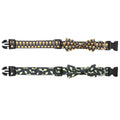 Lamphyface Halloween Dog Collar with Removable Cute Bow Tie Adjustable Cotton L by Deal US