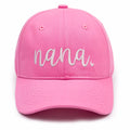 KOLWOVEN Nana Baseball Hat Adjustable Cap Women Pink One Size by Deal US