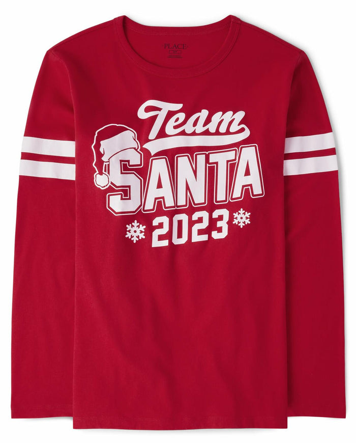 The Children's Place Unisex Long & Short Sleeve Christmas Santa T-shirt Size 3XL by Deal US