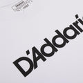 D'Addario Logo T-Shirt White Black Size Small by Deal US