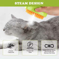 MCEG Pet Steam Brush for Cats & Dogs Shedding Indoor Grooming Tool by Deal US