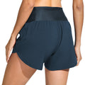 Cagola Women's High Waisted Tummy Control Swim Shorts Black 5" Inseam Size M by Deal US