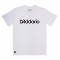 D'Addario Logo T-Shirt White Black Size Small by Deal US