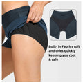 Cagola Women's High Waisted Tummy Control Swim Shorts Black 5" Inseam Size M by Deal US