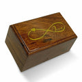 AYZCORP Wooden Urn Infinity Love Design Rosewood Pet Cremation Box by Deal US